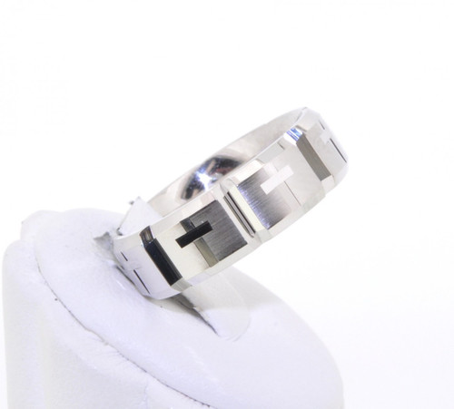 10016164 14K White Gold Wedding Band