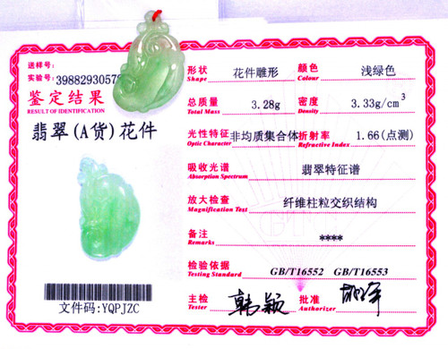 72010024 Natural Green Jade Flower Charm