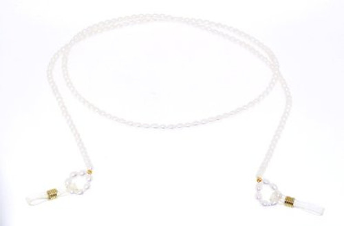 Fresh Water Culture Pearl Eye 30" Glass Chain Holder | Shin Brothers Jewelers Inc.
