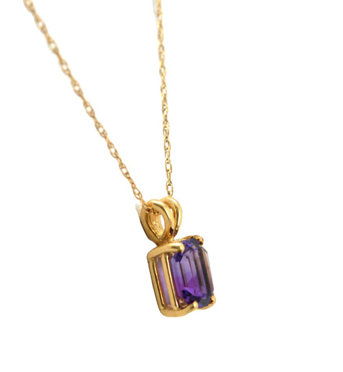 14K Yellow Gold Amethyst Charm 52001407 | Shin Brothers* 14K Yellow Gold Amethyst Charm 52001407 | Shin Brothers*