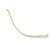 14K Yellow Gold 7" CZ Bracelet 22000545 | Shin Brothers*