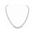 14K White Gold 18.25" Byzantine Chain 30002276 | Shin Brothers