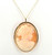 14K Yellow Gold Cameo Pendant/Pin 52001447 | Shin Brothers*