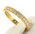 14K Yellow Gold CZ Eternity Wedding Band 12002227