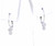 14K White Gold Double Bezel Diamond Earrings 41060624 | Shin Brothers*
