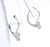 14K White Gold Double Bezel Diamond Earrings 41060624 | Shin Brothers*