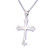14K White Gold Fancy Cross Charm 50002740