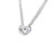 14K White Gold 18" Diamond Heart & Infinity Triple Chain Necklace 51000524 | Shin Brothers*