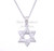 14K White Gold Diamond Star of David Charm 51001688 | Shin Brothers* 