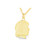 14k Yellow Gold Silhouette Girl Pendant 50000198 | Shin Brothers*