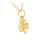 14K Yellow Gold Shamrock Pendant 50001202**