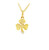 14K Yellow Gold Shamrock Pendant 50001202**