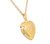 14K Yellow Gold CZ Diamond Cut Heart Shape Locket Pendant 52001727 | Shin Brothers* 