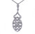 14k White Gold Diamond Heart Pendant 51001695