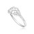 14k White Gold Cross Ring 10017114 | Shin Brothers