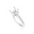 14K White Gold 0.26 ct Diamond Engagement Ring Setting 11005310  | Shin Brothers* 