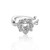 #1 Design 18K White Gold Rose Diamond Engagement Ring Setting 11005391 By Shin Brothers*   #1 Design 18K White Gold Rose Diamond Engagement Ring Setting 11005391 By Shin Brothers*