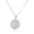 Sterling Silver K Initial Cubic Zirconia Necklace 85210497