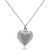 14K White Gold Diamond Cut Heart Locket Necklace 50002933 | Shin Brothers*