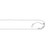 10K 22-inch White Gold 0.85mm Shiny Classic Adjustable Box Chain  015AWBOX-22 | Shin Brothers**