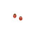 14kt Yellow Gold Shiny Red+Black Ladybug Post Earring F887