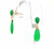 14K Yellow Gold Natural Jade Earrings 42002766 | Shin Brothers* 