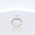 14K White Gold Emerald Cut Lab Grown Diamond Engagement Ring 11005598 