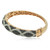 14K Rose Gold Black & White Diamond Patterned Bangle 24000036 | Shin Brothers*