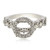 18K White Gold Diamond Engagement Ring Settings 11005878  By Shin Brothers*