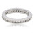 18K White Gold Diamond Eternity Wedding Band 11005874 By Shin Brothers*