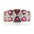 14K White Gold Tourmaline Diamond Band 12002725 By Shin Brothers*