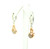 14K Two Tone Gold Diamond Swan Earrings | Shin Brothers