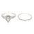14K White Gold 1.0ct EGL Certified Diamond Engagement Ring Set 2 11006310 By Shin Brothers *