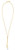 14kt Gold 18" Two Tone Finish Textured Tear Drop Lariat Popcorn Necklace with Lobster Clasp | Shin Brothers*