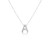 14K White Gold Diamond "A" Initial Necklace 31000999 | Shin Brothers*