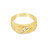 14K Yellow Gold Men's Triple Diamond Ring 11002292 | Shin Brothers*