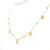 14K Tricolor Gold Heart Bead Necklace 30003838 | Shin Brothers*