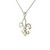 14K White Gold Diamond Fleur De Lis Charm 51002128 | Shin Brothers*
