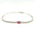 14K White Gold Ruby Diamond Adjustable Bracelet 22000900 | Shin Brothers*