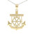 14K Yellow Gold Anchor Charm 50003991 | Shin Brothers*