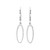 14K White Gold Hanging Diamond Link Earrings 41002620 | Shin Brothers* 14K White Gold Hanging Diamond Link Earrings 41002620 | Shin Brothers*