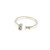 14K White Gold Diamond Initial "S" Open Ring with Setting 11007002 | Shin Brothers*