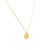 14K Yellow Gold Round Disk Necklace 30004196 | Shin Brothers*