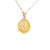14K Yellow Gold Holy Baptism Medal Charm 50002738 | Shin Brothers*