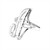 14K White Gold Diamond Cut Initial "A" Ring 10000695 | Shin Brothers*