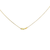 10K Yellow Gold Diamond G Initial Charm with 18" Chain 39000273| Shin Brothers* 