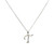 10K White Gold 18" T Initial Diamond Necklace 39000263 | Shin Brothers*