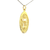 14K yellow  Gold Religious Star Oval Shape Charm 50004222 | Shin Brothers*
