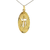 14K yellow  Gold Religious Star Oval Shape Charm 50004222 | Shin Brothers*
