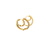 14K Yellow Gold Diamond Double Ring Hoop Earrings 41002730 | Shin Brothers*